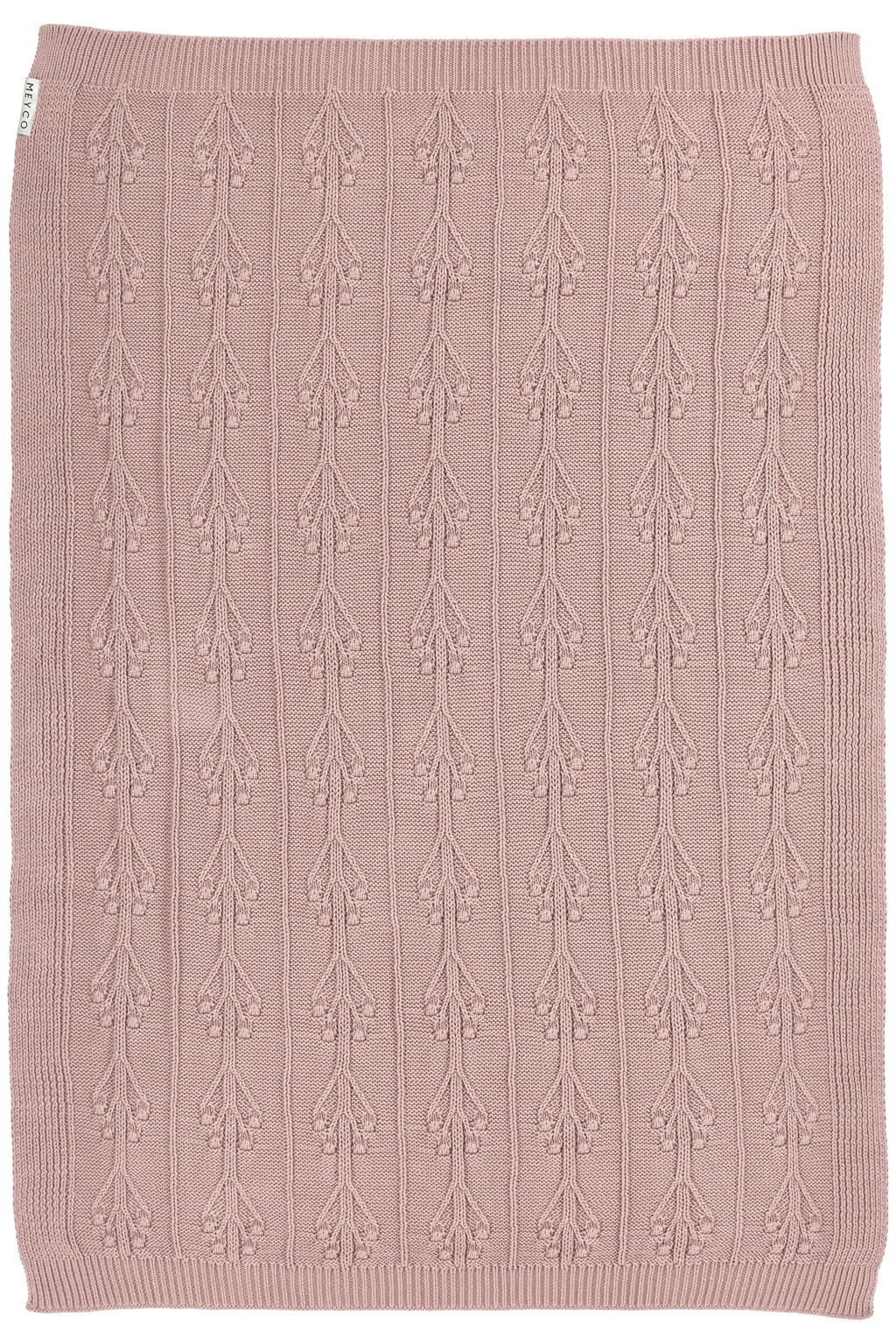 Meyco baby ledikantdeken Romantic flower 100x150 cm lilac | wehkamp