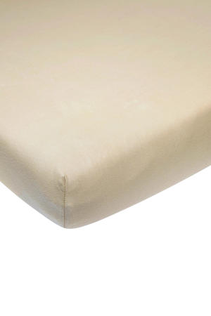 katoenen junior hoeslaken 70x140/150 cm sand