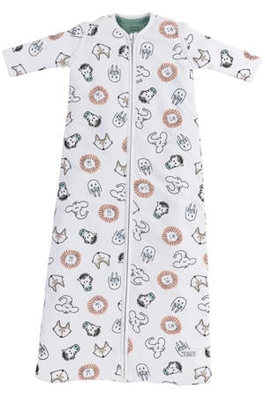 4-seizoenen babyslaapzak Animal multi/stone green