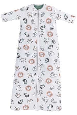 4-seizoenen babyslaapzak Animal multi/stone green