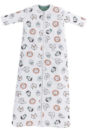 4-seizoenen babyslaapzak Animal multi/stone green
