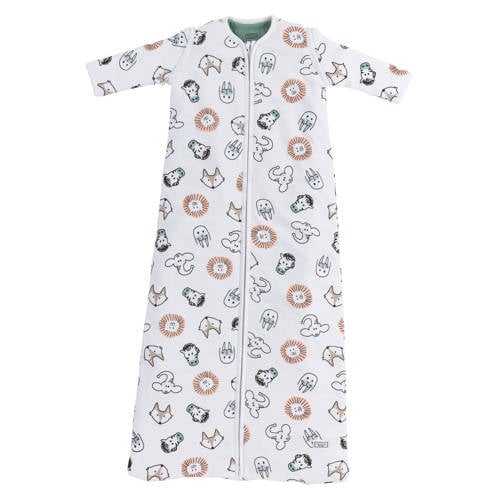Meyco 4-seizoenen babyslaapzak Animal multi/stone green afbeelding