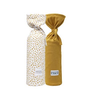kruikenzak Basic jersey Cheetah - honey gold (set van 2)