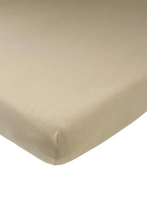 katoenen junior hoeslaken 70x140/150 cm taupe