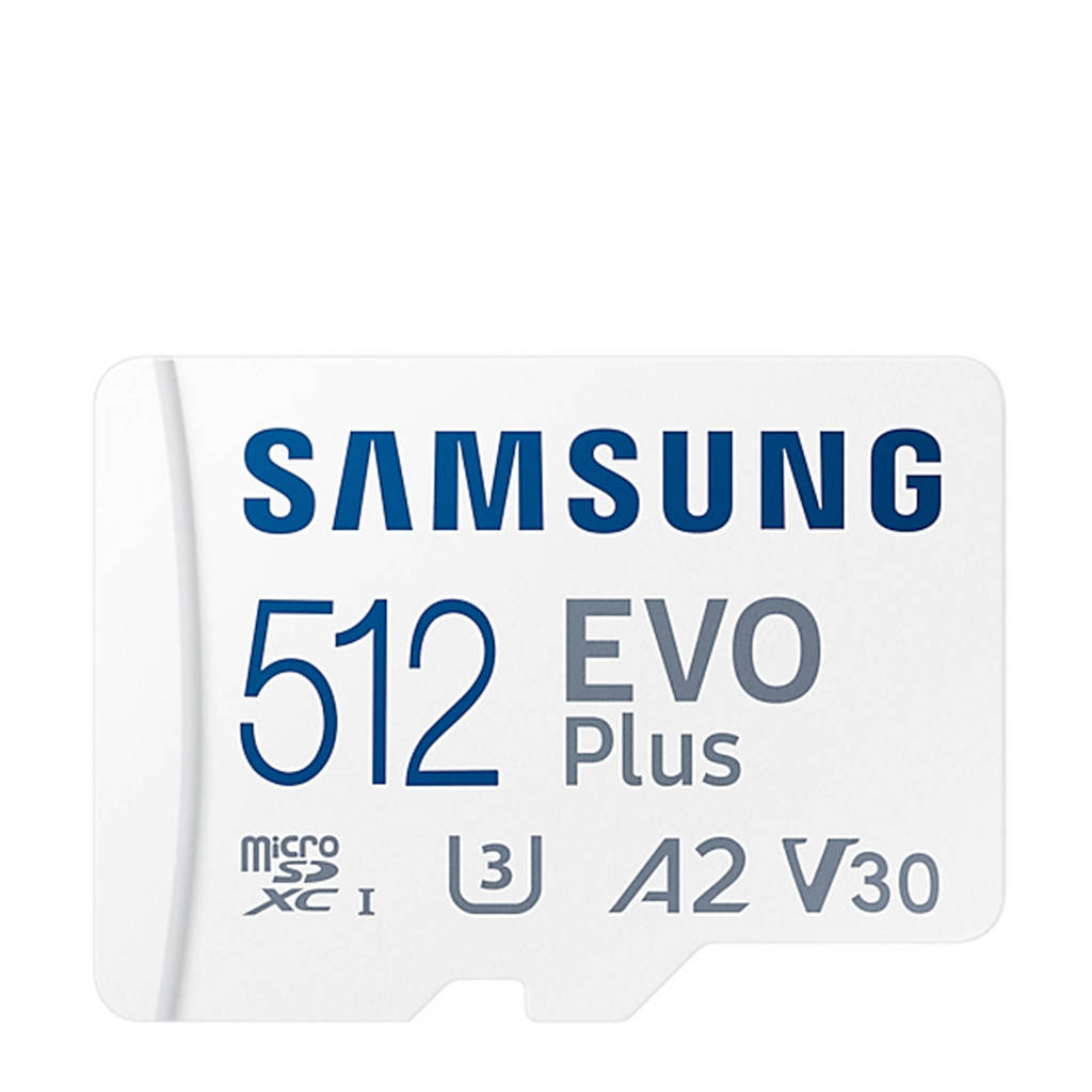 Samsung EVO+ flash geheugenkaart microSD 512GB, Wit