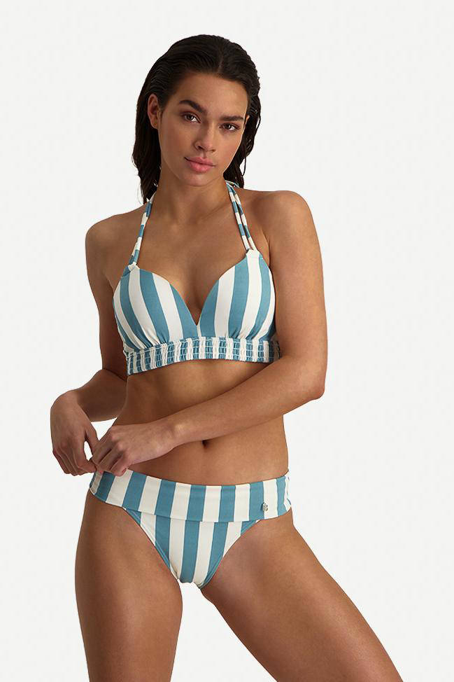 Halter bikinitop Palmsy turquoise/wit wehkamp Dames Sport & Badmode Badmode Bikinis Halter Bikinis 