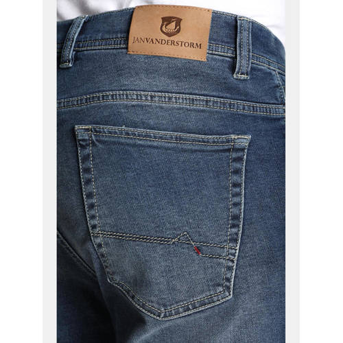 Jan Vanderstorm tapered fit jeans WALLNER Plus Size blauw afbeelding