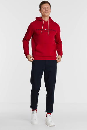 hoodie met logo blazer red