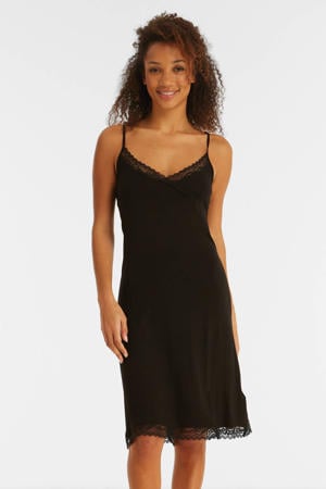 slipdress zwart