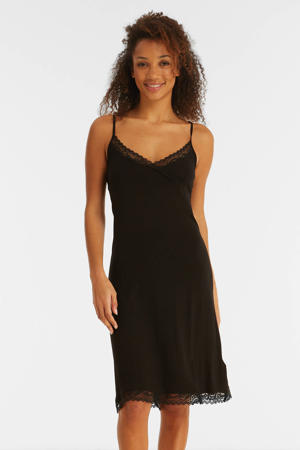 slipdress zwart