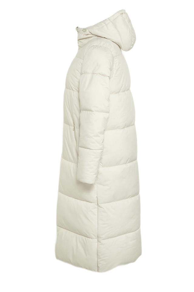 Prematuur blad ik ben gelukkig C&A gewatteerde jas van gerecycled polyester wit | wehkamp