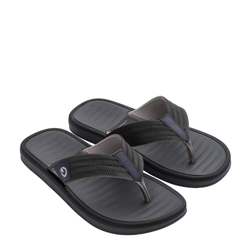 Cartago Tunisia Thong teenslippers grijs/zwart