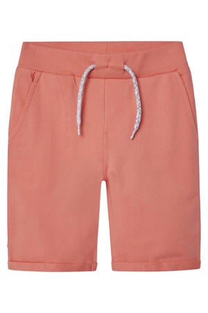 regular fit sweatshort NKMVERMO zalm