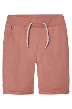 regular fit sweatshort NKMVERMO zalm