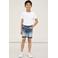NAME IT KIDS slim fit jeans bermuda NKMTHEO stonewashed