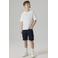 NAME IT KIDS regular fit cargo bermuda NKMRYAN donkerblauw