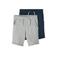 NAME IT KIDS sweatshort - grijs melange/donkerblauw (set van 2)