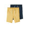 NAME IT KIDS sweatshort - geel/donkerblauw (set van 2)