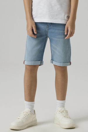 slim fit jeans bermuda NKMSOFUS light denim