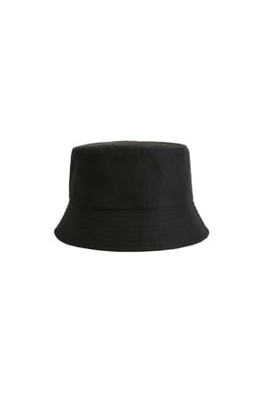 bucket hat zwart