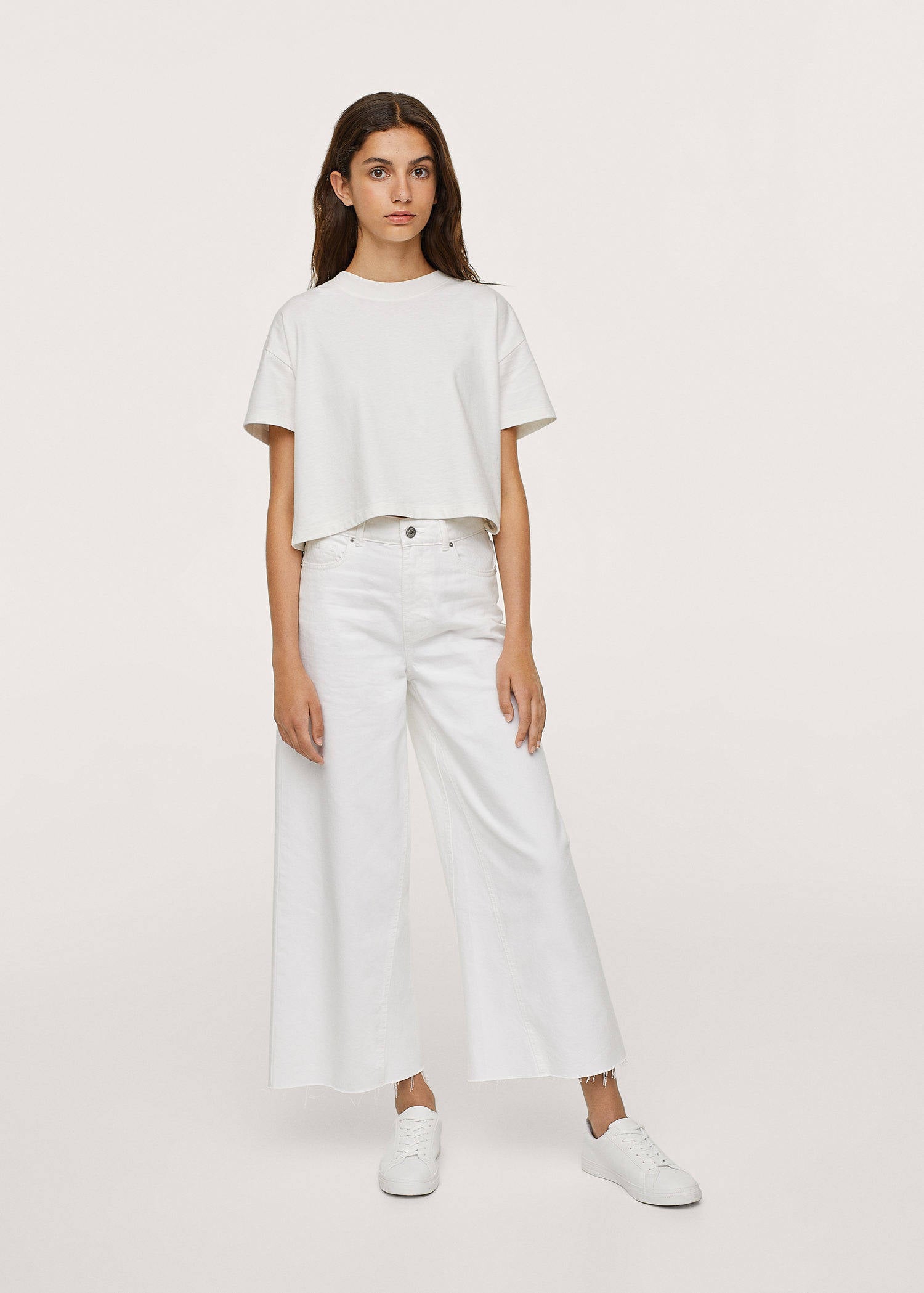 Levi's Ribcage Wide Leg Jeans (Wit) - Kleding chez Sarenza (421349)