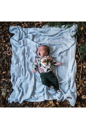 baby slim fit broek groen