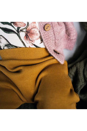 baby slim fit broek bruin