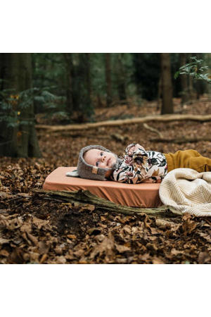 katoenen baby wieg hoeslaken 40x80 cm Muted Clay