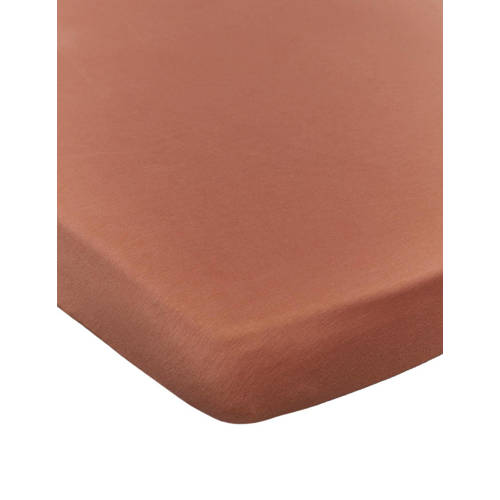 WildWood katoenen baby wieg hoeslaken 40x80 cm Muted Clay afbeelding