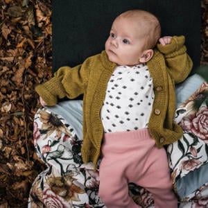 katoenen baby ledikant hoeslaken 70x140 cm Pine Dots