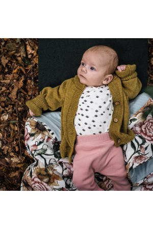 katoenen baby wieg hoeslaken crib Pine Dots 40x80cm