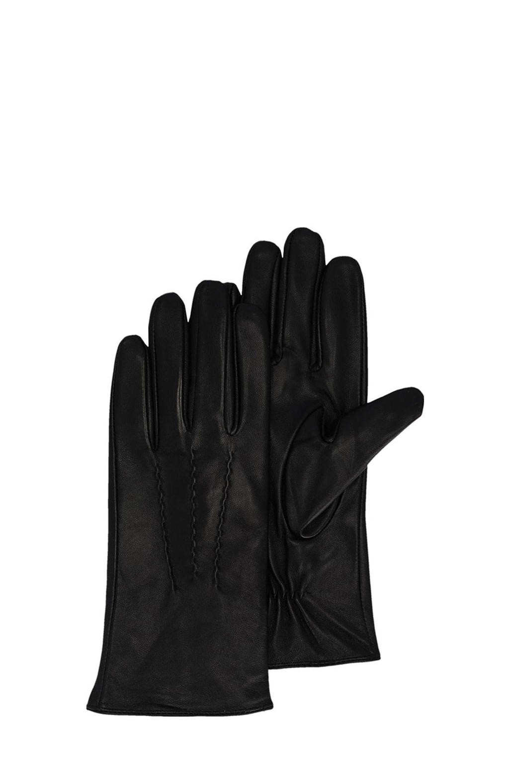 Sarlini leren handschoenen zwart