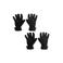 Heatkeeper thermo handschoenen - zwart (set van 2)
