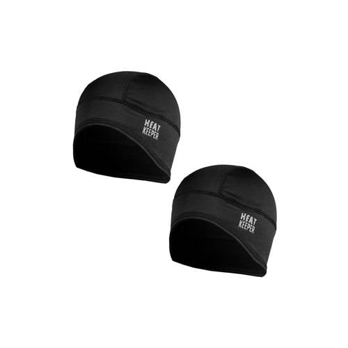 Heatkeeper thermo muts - set van 2 zwart afbeelding