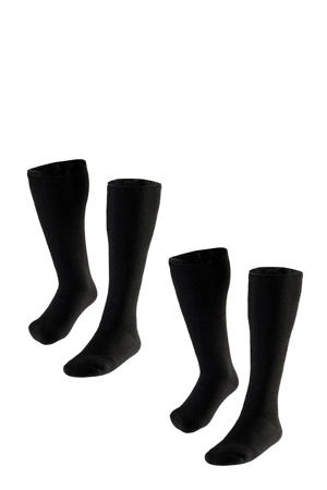 thermo sokken - set van 2 zwart