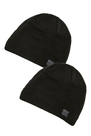 thermo muts - set van 2 zwart