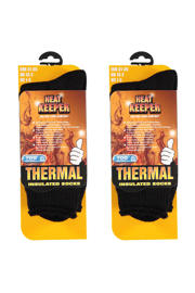 thumbnail: Heatkeeper thermo sokken - set van 2 zwart