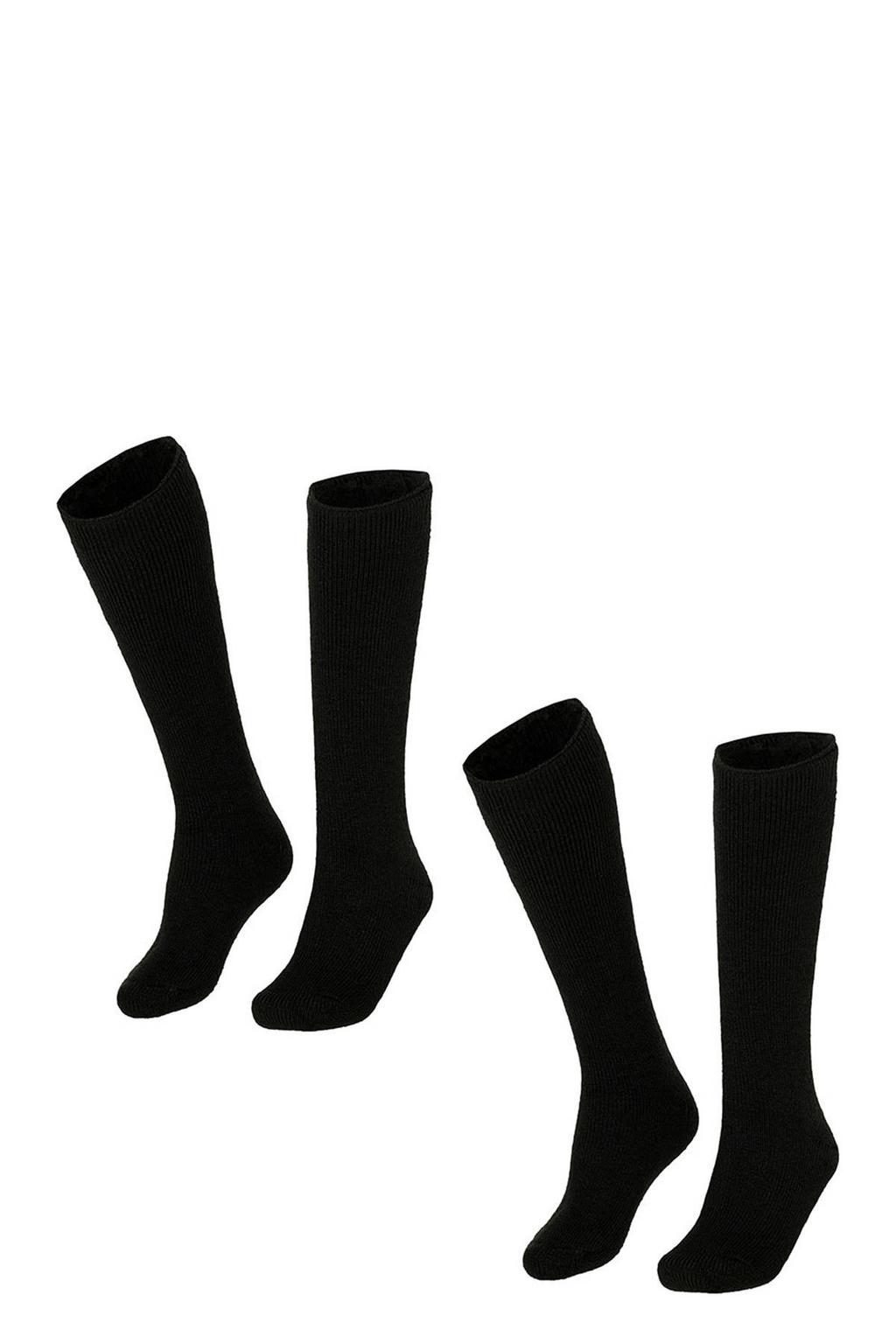 Heatkeeper thermo sokken - zwart (set van 2)
