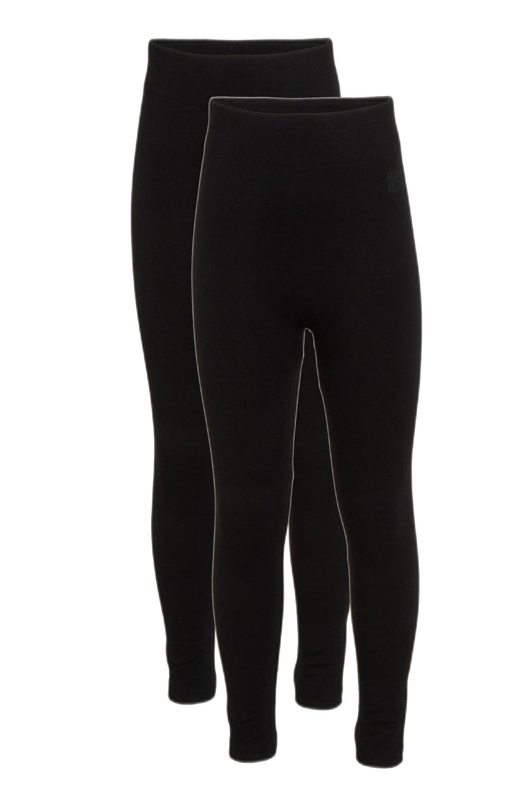 Heatkeeper kids thermo legging - zwart (set van 2)