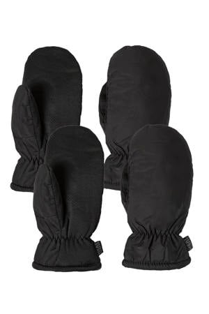 thermo wanten - zwart (set van 2)