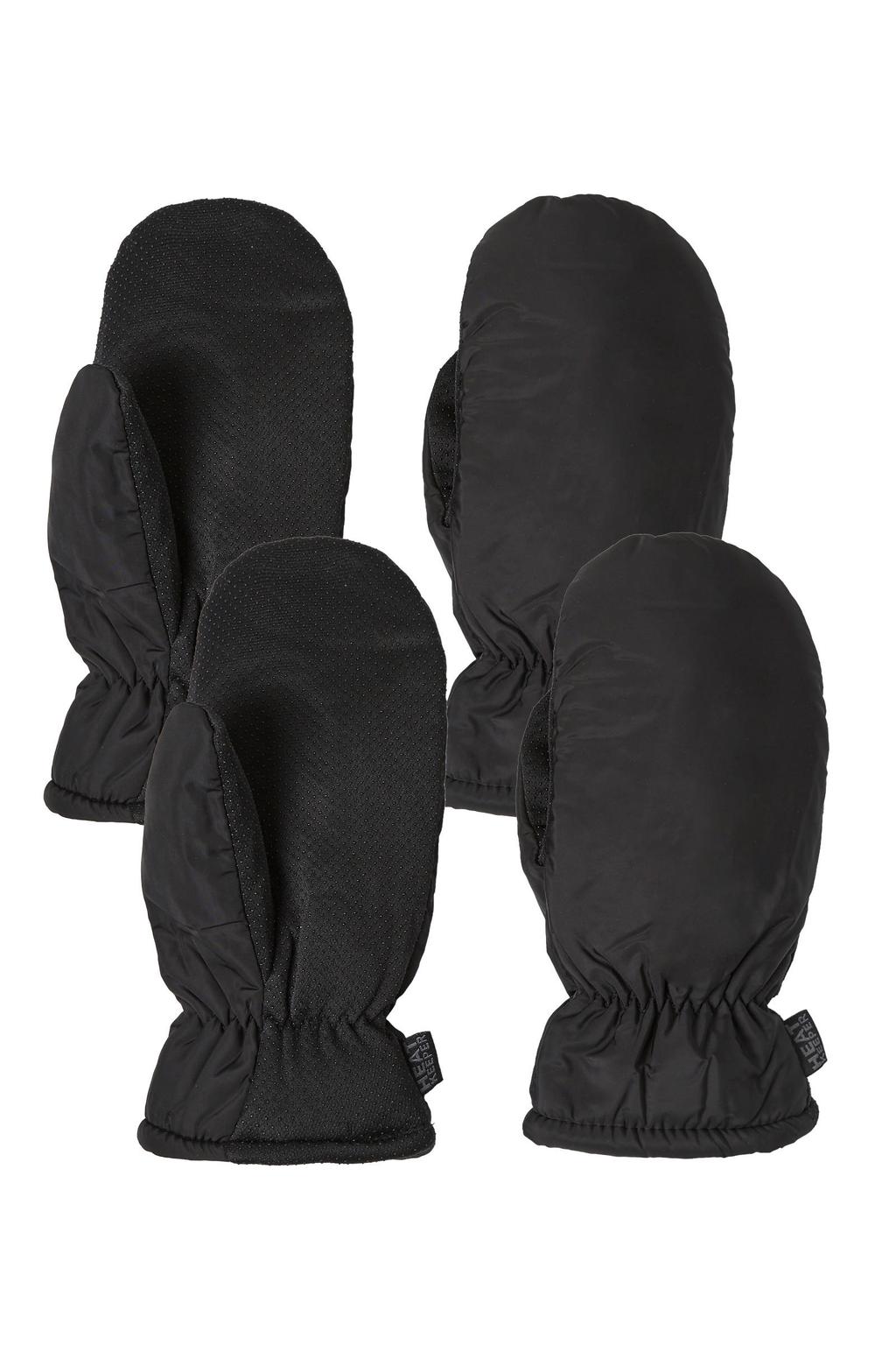 Heatkeeper thermo wanten - zwart (set van 2)