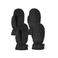 Heatkeeper thermo wanten - zwart (set van 2)