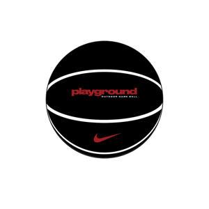 basketball Everyday Playground 8P zwart/wit/rood