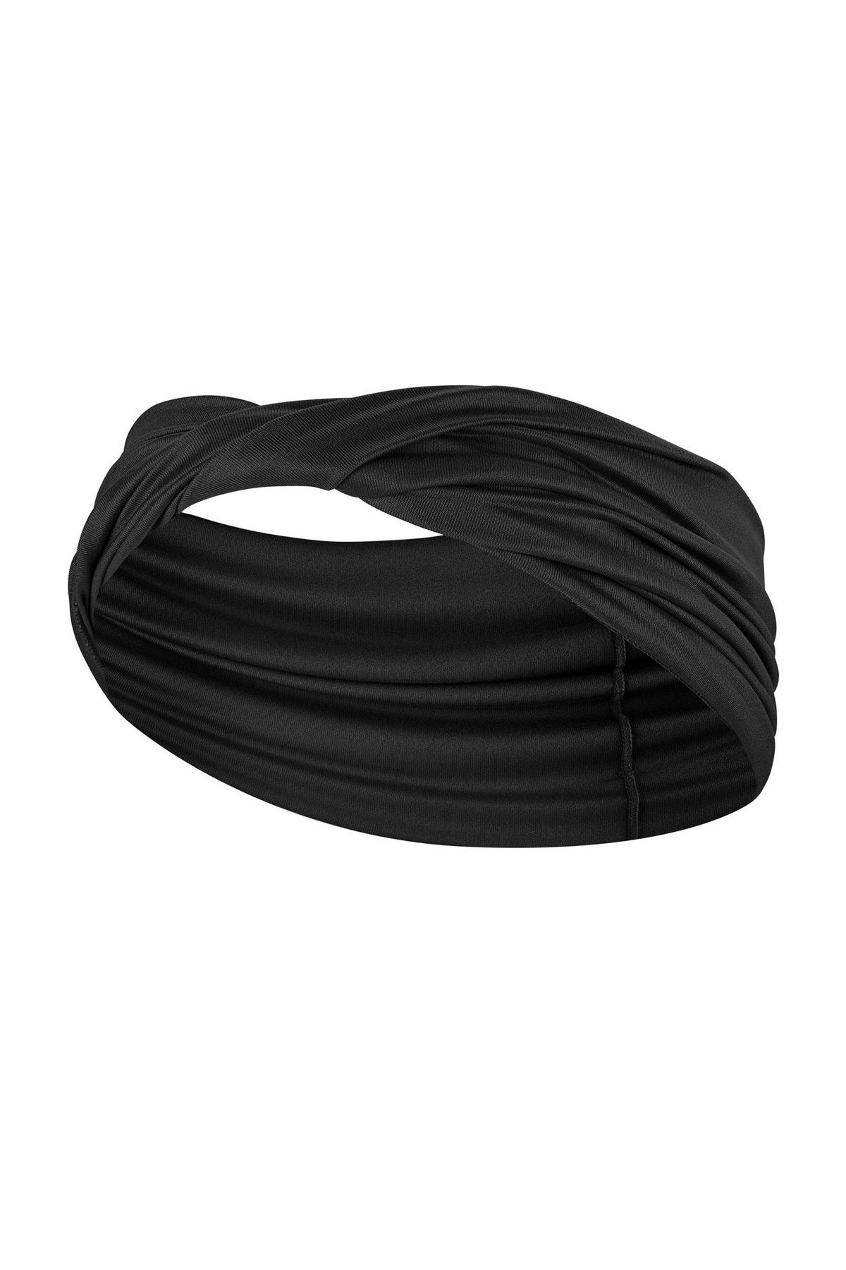 Nike Senior haarband Yoga Headband Wide zwart/grijs wehkamp