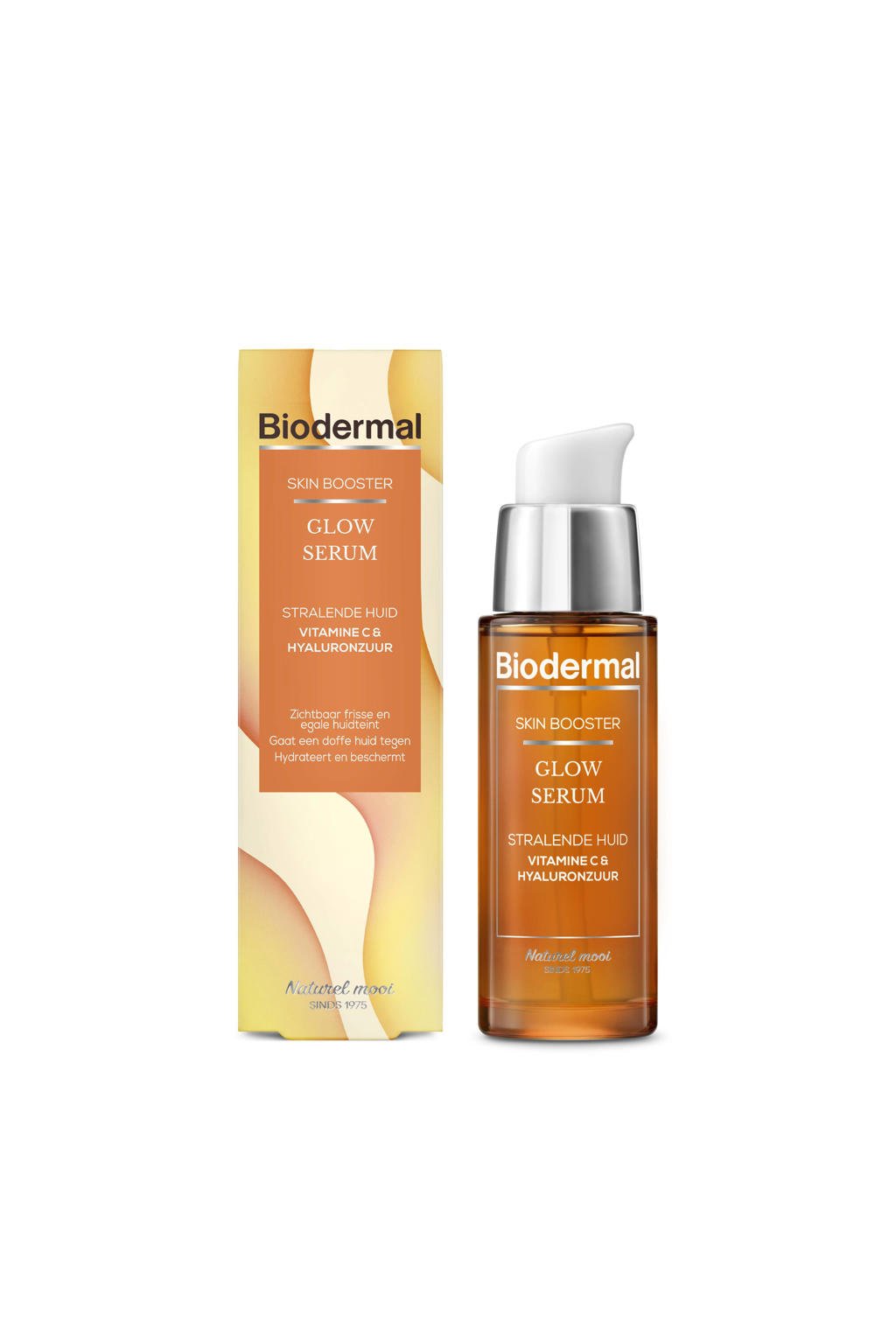 Biodermal Skin Booster Glow serum –  met vitamine C - hyaluronzuur serum - 30 ml