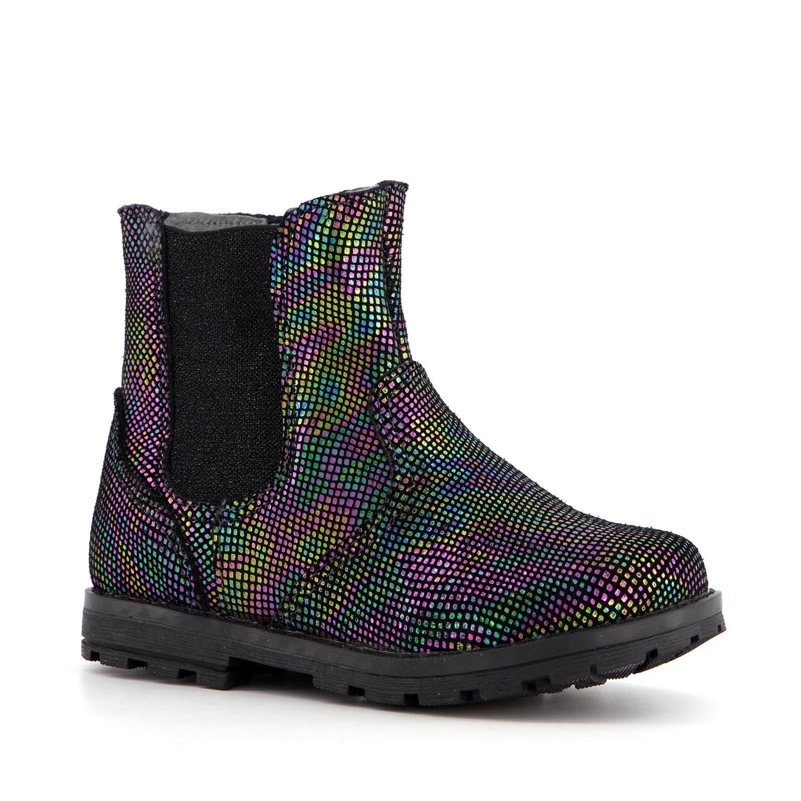 Scapino TwoDay leren chelsea boots zwart/multi | wehkamp