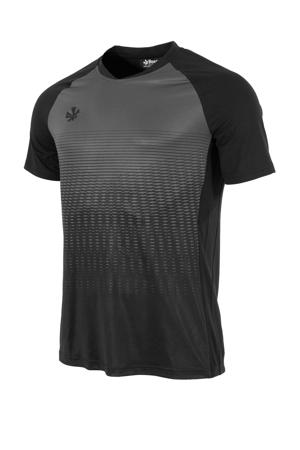   sport T-shirt zwart/antraciet