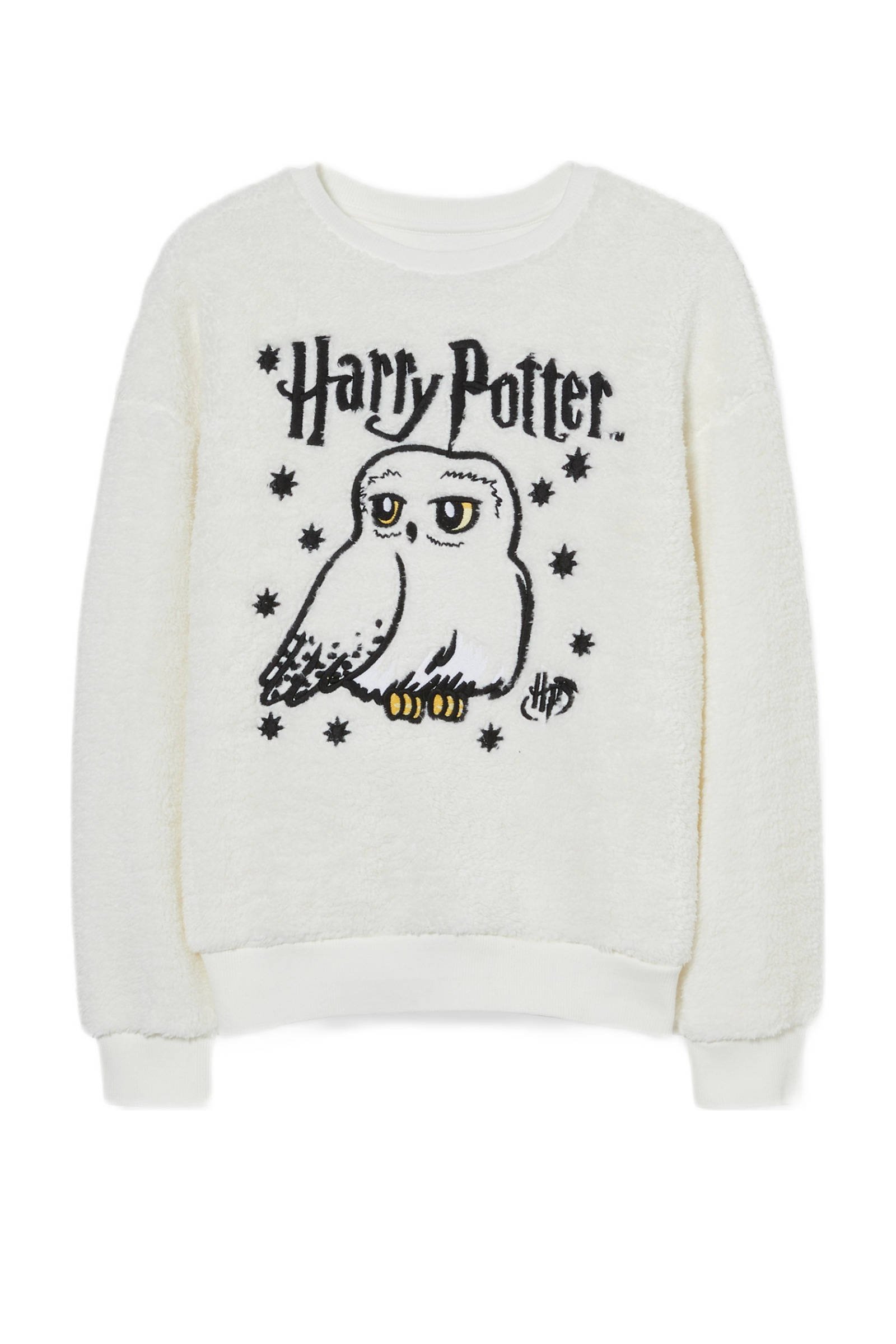 Harry Potter sweater met printopdruk wit