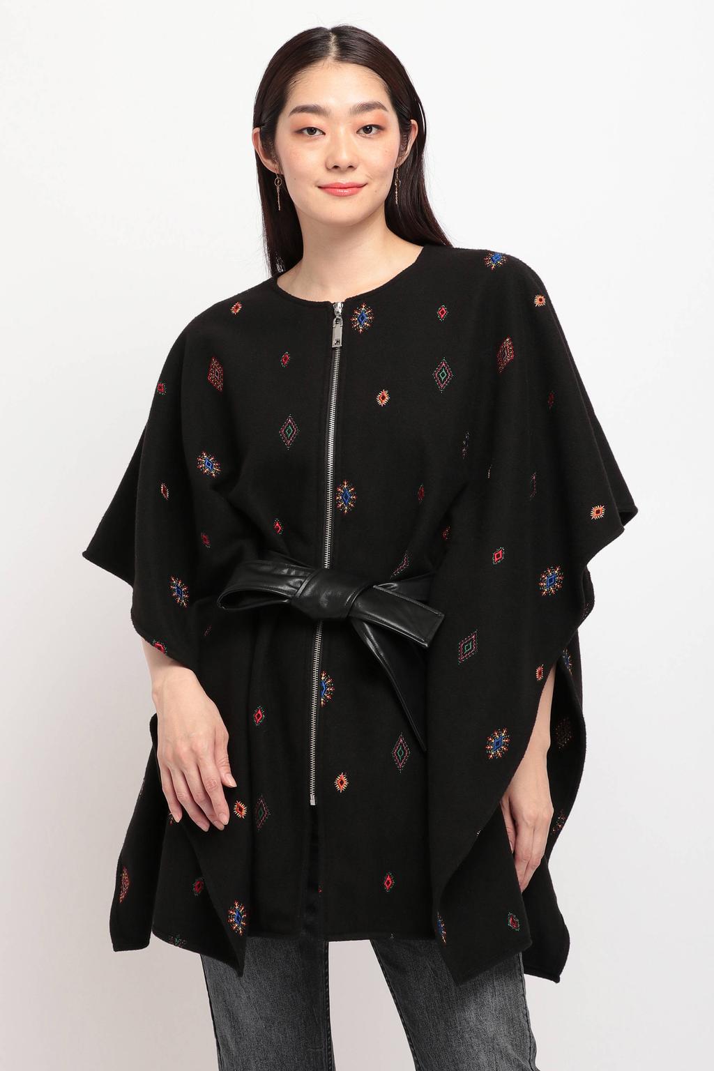 Dreiviertelärmel Poncho Desigual Damen Poncho Cruc Produktbild-Vorschau 6