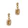 Otazu gold plated oorbellen met Swarovski kristallen Montana